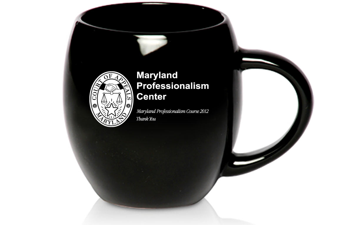 Promotional Coffee Mugs for Maryland Professionalism Center