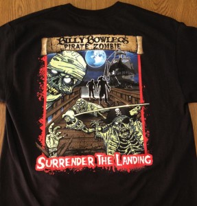 Billy Bowlegs Pirate Zombie T-Shirt Design