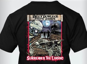 T-shirt Design for Billy Bowlegs Pirate Zombie Festival