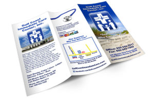 Brochure Design for Medical Clinic - Gulf Coast Immediate Care | Fort Walton Beach, FL