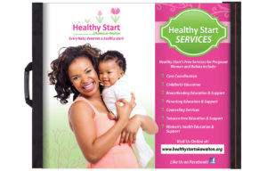 Custom Retractable Banner for Healthy Start
