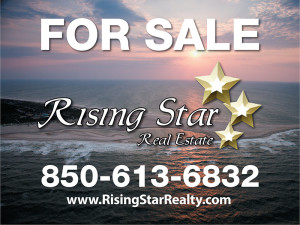 Rising Star Real Estate Sign Design - For Sale