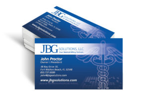 Business Card Design for JBG Solutions