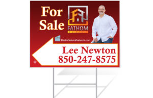 Real Estate For Sale Signs for Lee Newton - Fathom Realty