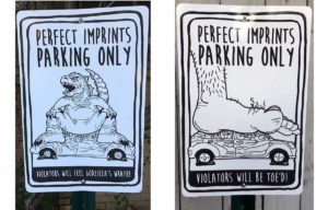Fun and Creative Parking Signs for Perfect Imprints