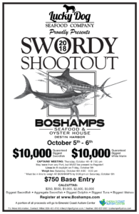 Custom Tabloid 11" x 17" Posters for Swordy Shootout Fishing Tournament